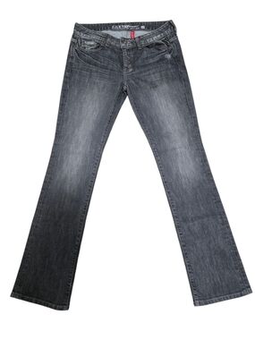 GUESS Y2K Starlet Slim Boot Faded Black Bootcut Jeans Sz 30 LIKE NEW, NEVER WORN